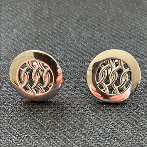 Vintage Swank silvertone cufflinks.
